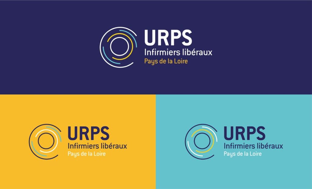 Charte graphique logo URPS Infirmiers des Pays de la Loire Digisanté