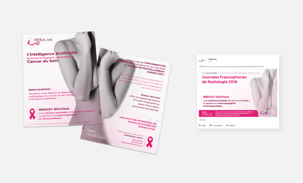 Plaquette réseaux sociaux Hera mi dépistage cancer du sein mammographie Digisanté