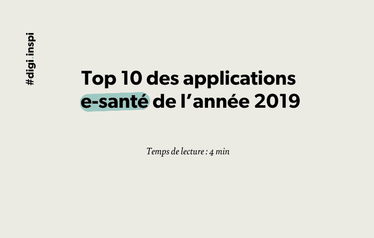 Top 10 des applications e-santé de l’année