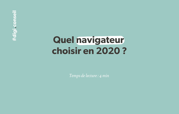 Quel navigateur choisir en 2020