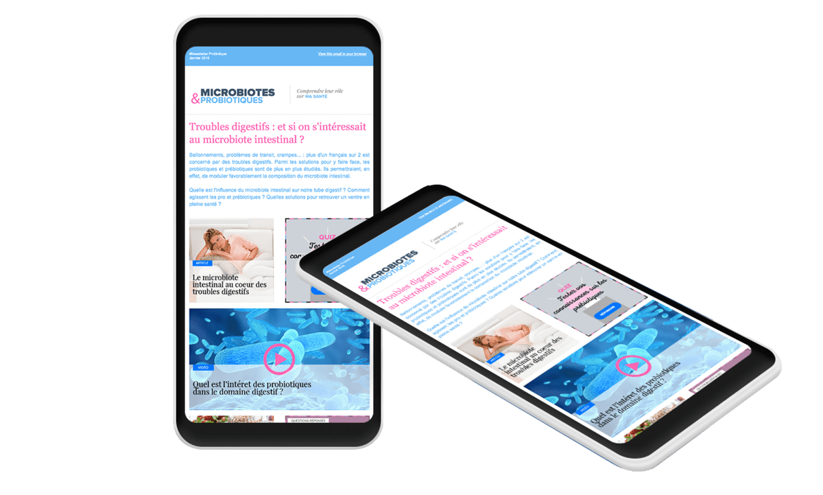 Newsletter Pileje Microbiotes et probiotiques Digisanté