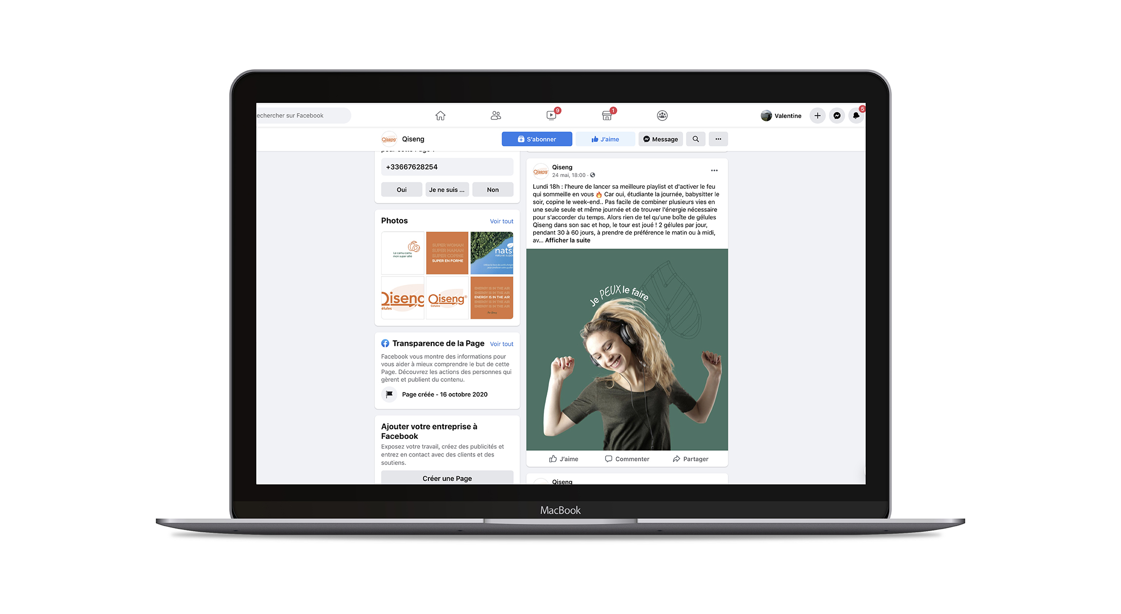 Publication réseaux sociaux Qiseng Facebook Digisanté