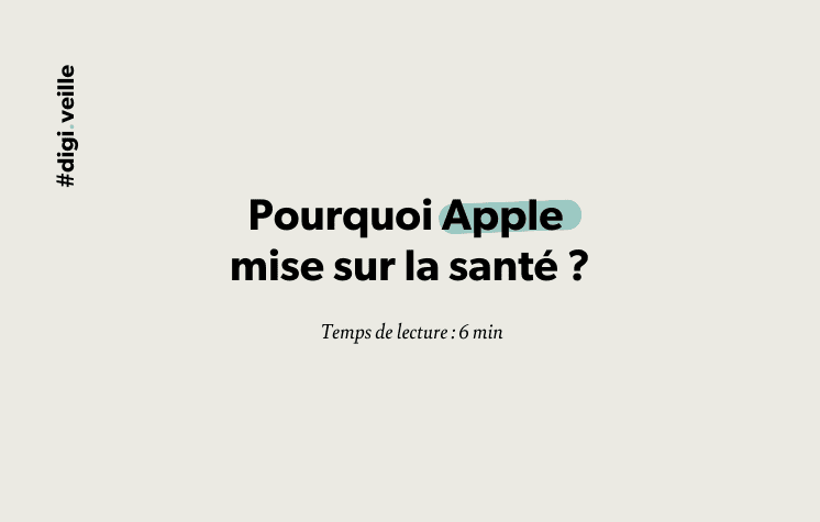 Apple mise sur la santé